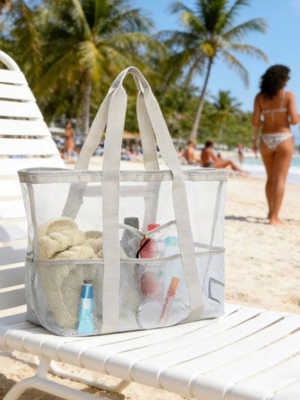 Large Beach Tote + BONUS Bag! (25% OFF ANY 2 ITEMS!)